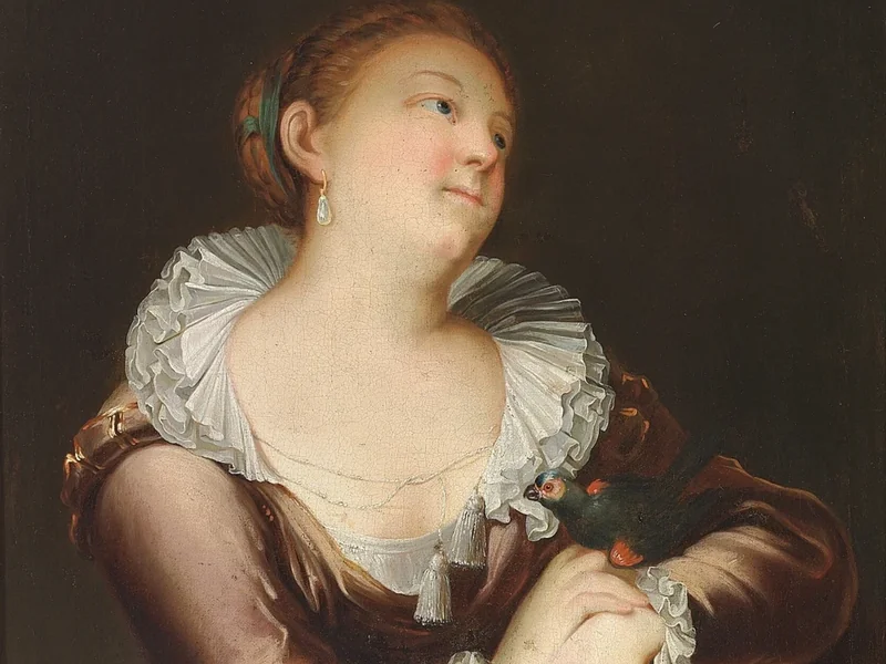 1743-Herman Koefoed - Ritratto di skuespillerinde, jomfru Maria Smidth som Dyveke